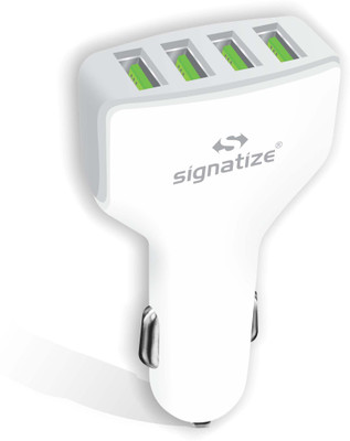 SIGNATIZE 25 W Turbo Car Charger(White)