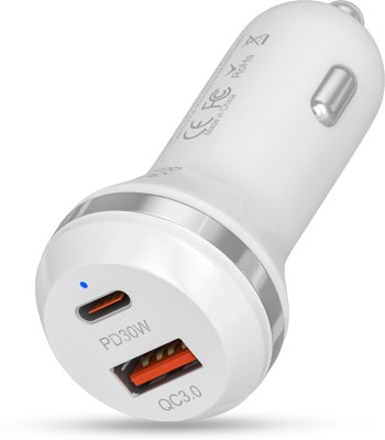 TEMPT 48 W Turbo Car Charger(White)