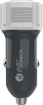 JUST CORSECA 3 Amp Turbo Car Charger(Black)