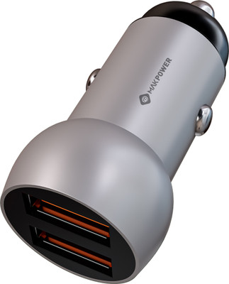 MAK POWER 18 W Qualcomm 3.0 Turbo Car Charger(Grey)