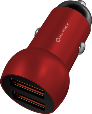 MAK POWER 18 W Qualcomm 3.0 Turbo Car Charger(Maroon)