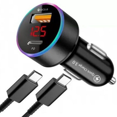 X88 Pro 15 W Qualcomm 3.0 Turbo Car Charger(Black)