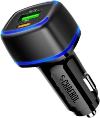 Chaebol 35 W Qualcomm 3.0 Turbo Car Charger(Black)