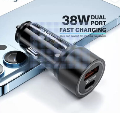 Epicestore 40 Amp Qualcomm 3.0 Turbo Car Charger(Black, With USB Cable)