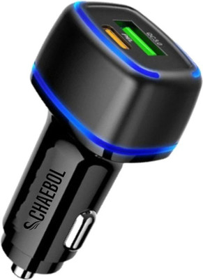 Chaebol 35 W Qualcomm 3.0 Turbo Car Charger(Black)