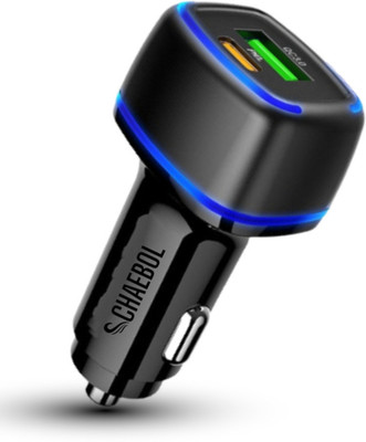 Chaebol 35 W Qualcomm 3.0 Turbo Car Charger(Black)