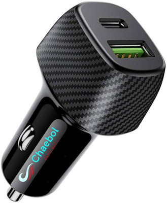 Chaebol 35 W Qualcomm 3.0 Turbo Car Charger(Black)