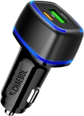 Chaebol 35 W Qualcomm 3.0 Turbo Car Charger(Black)