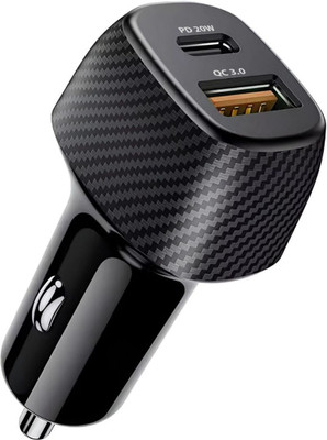 Chaebol 51 W Qualcomm 3.0 Turbo Car Charger(Black)