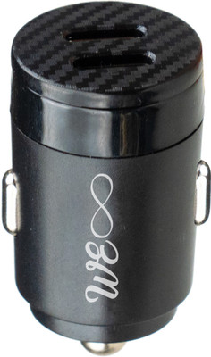 Walta Elite 30 W Qualcomm 3.0 Turbo Car Charger(Black, With USB Cable)
