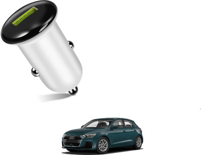 AuTO ADDiCT 25.5 W Turbo Car Charger(White)