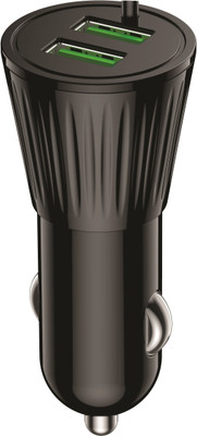RPMSD 3.4 Amp Qualcomm Certified Turbo Car Charger(Black)