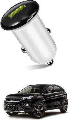 AuTO ADDiCT 25.5 W Turbo Car Charger(White)