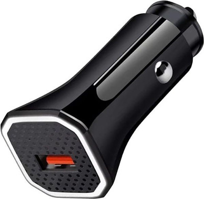 MUST MOB 3 Amp Qualcomm Certified Turbo Car Charger(Black)