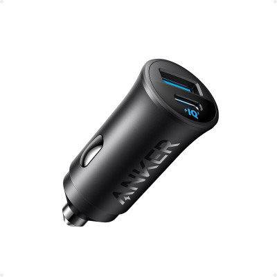 Anker 30 W Turbo Car Charger(Black)
