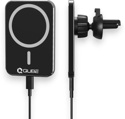 QUBE Lifestyle 15 W Qualcomm Certified Turbo Car Charger(Black)