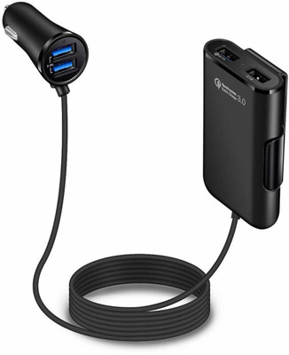 MARS 36 W Qualcomm 3.0 Turbo Car Charger(Black)