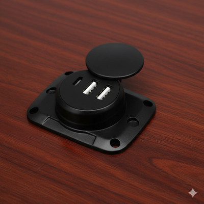 ERHIndia 3.4 Amp Turbo Car Charger(Black)