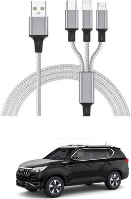 AuTO ADDiCT 17 W Turbo Car Charger(White, With USB Cable)