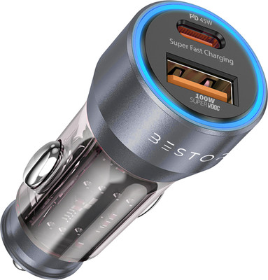 Bestor 145 W Turbo Car Charger(Black)