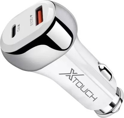 XTOUCH 17.5 W Qualcomm 3.0 Turbo Car Charger(White)