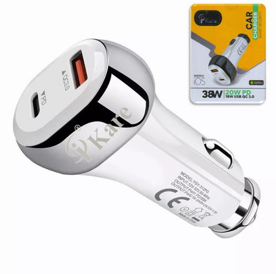 iKare 7.5 W Qualcomm 3.0 Turbo Car Charger(White)