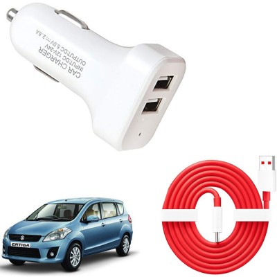 AUTO PEARL 3.4 Amp Qualcomm 3.0 Turbo Car Charger(White, With USB Cable)