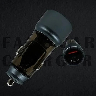 evaaenterprises 65 W Qualcomm 3.0 Turbo Car Charger(Black)