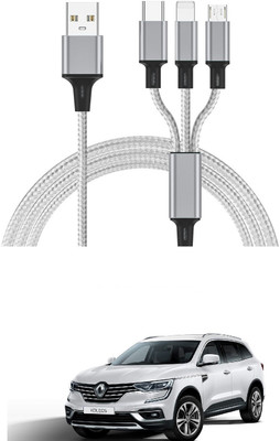 AuTO ADDiCT 17 W Turbo Car Charger(White, With USB Cable)