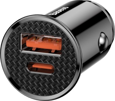 Baseus 12 W Qualcomm 3.0 Turbo Car Charger(Black)