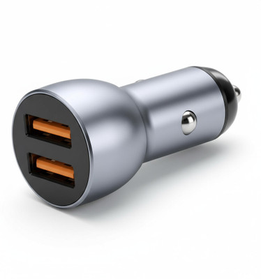 UniBoss 18 W Qualcomm Certified Turbo Car Charger(Grey)