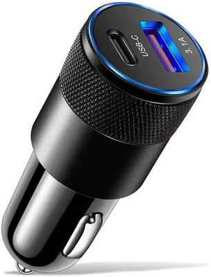 UniBoss 37.2 W Qualcomm Certified Turbo Car Charger(Black)