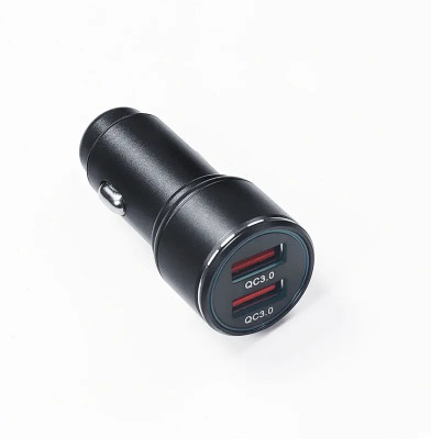 UniBoss 38 W Qualcomm Certified Turbo Car Charger(Black)