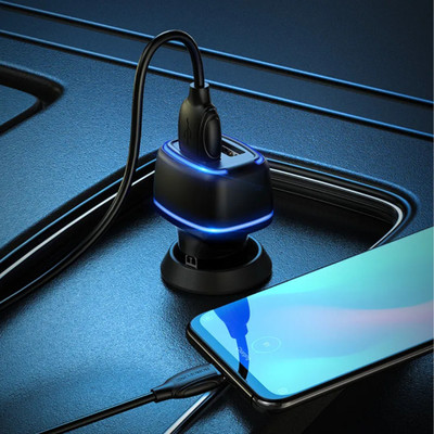 CIHROX 36 W Qualcomm 3.0 Turbo Car Charger(Black)