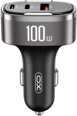 Xo professional 100 W Qualcomm 3.0 Turbo Car Charger(Black)