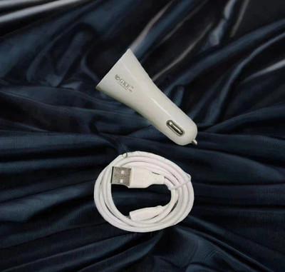 orion tech 3.1 Amp Qualcomm 3.0 Turbo Car Charger(White, With USB Cable)