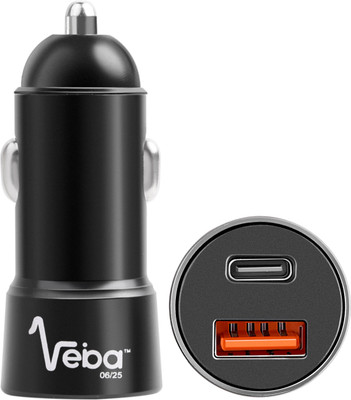 Zeba 60 W Qualcomm 3.0 Turbo Car Charger(Black)
