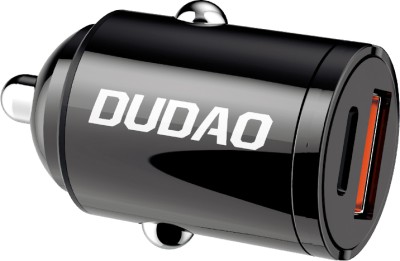DUDAO 48 W Qualcomm Certified Turbo Car Charger(Grey)