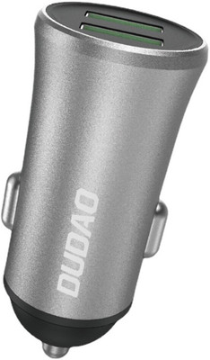 DUDAO 15 W Qualcomm 3.0 Turbo Car Charger(Grey, Black)