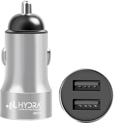 Hydra 40 W Turbo Car Charger(Silver)