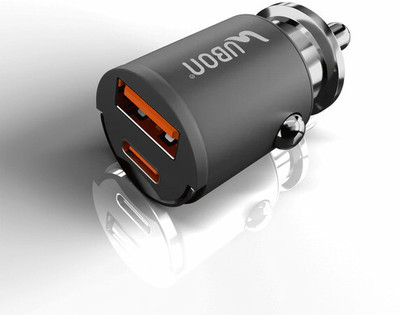electricbass 65 W Qualcomm Certified Turbo Car Charger(Black)