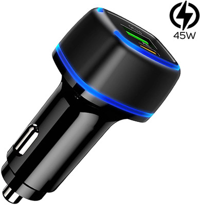 BASS BLING 3 Amp Qualcomm 3.0 Turbo Car Charger(Black)