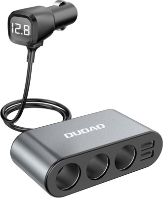 DUDAO 80 W Qualcomm Certified Turbo Car Charger(Grey)