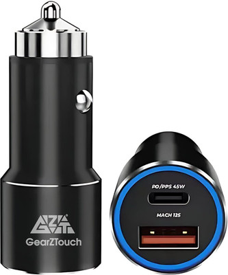 GEARZTOUCH 125 W Qualcomm 3.0 Turbo Car Charger(Black)
