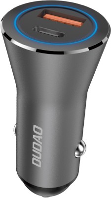 DUDAO 45 W Qualcomm Certified Turbo Car Charger(Grey)