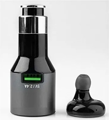 ModishOmbre 2.4 Amp Qualcomm Certified Turbo Car Charger(Black)