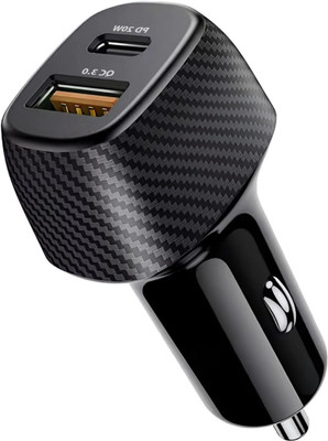 CIHROX 51 W Qualcomm 3.0 Turbo Car Charger(Black)