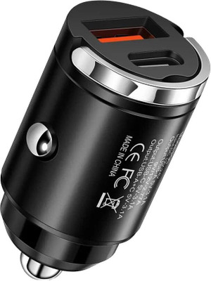 KARTAHARTA 100 W Qualcomm 3.0 Turbo Car Charger(Black)