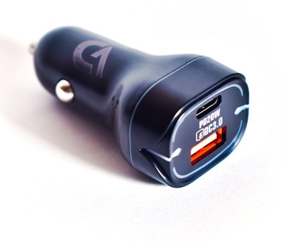 XTOUCH 38 W Qualcomm 3.0 Turbo Car Charger(Black)