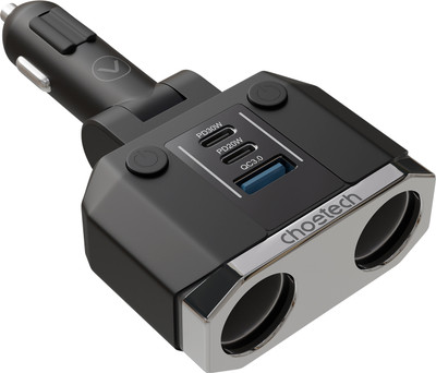 JCBL Accessories 30 W Qualcomm 3.0 Turbo Car Charger(Black)